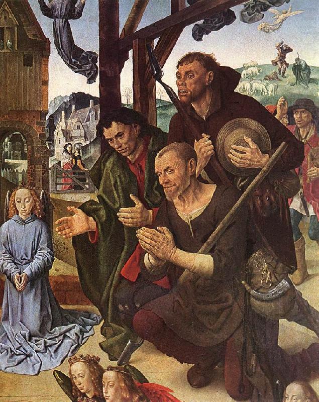 GOES, Hugo van der The Adoration of the Shepherds china oil painting image
